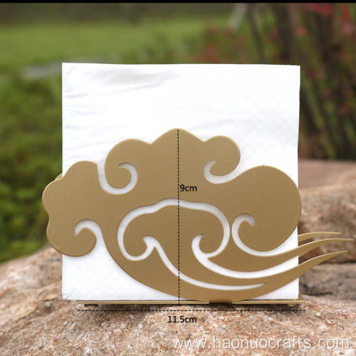 Chinese style paper towel holder with auspicious clouds